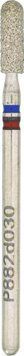 Frez zaokrąglony podw&oacute;jny cylinder 3 mm czerwono/niebieski P882d030 Nisima